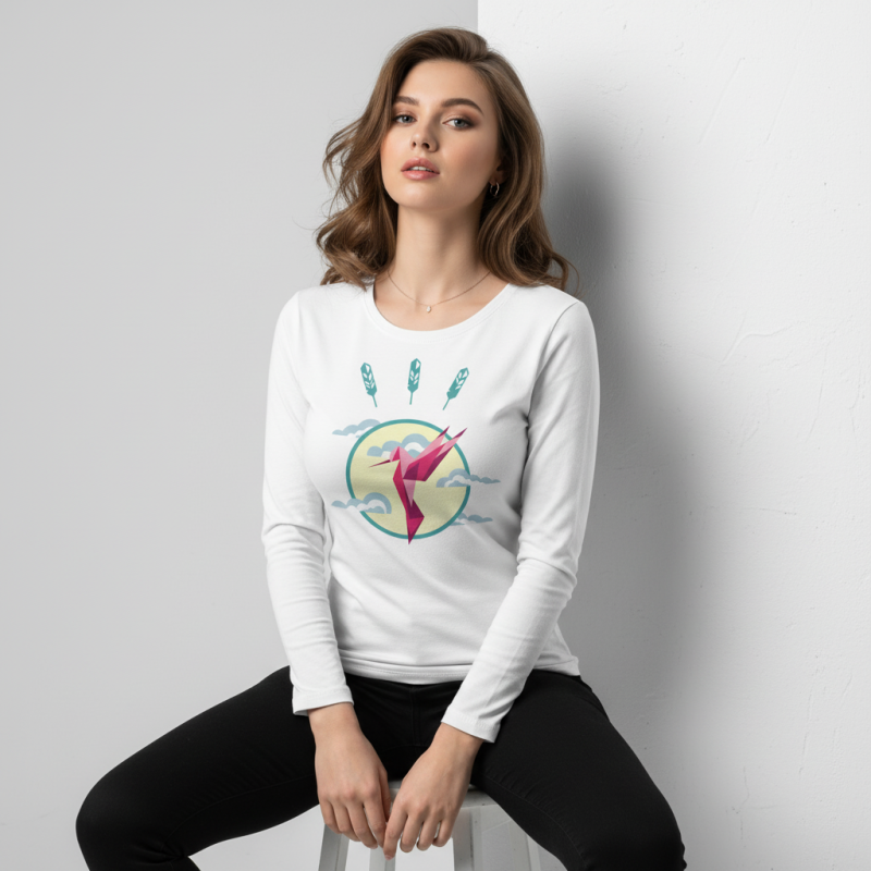 Hummingbird printed sweater